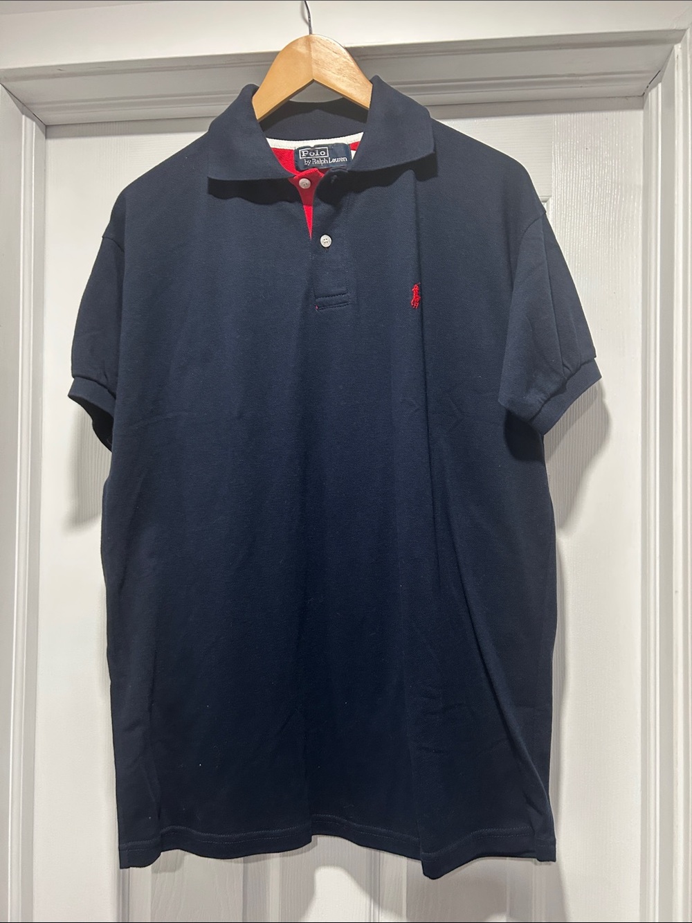 Polo by Ralph Lauren Navy Polo with Red Accent